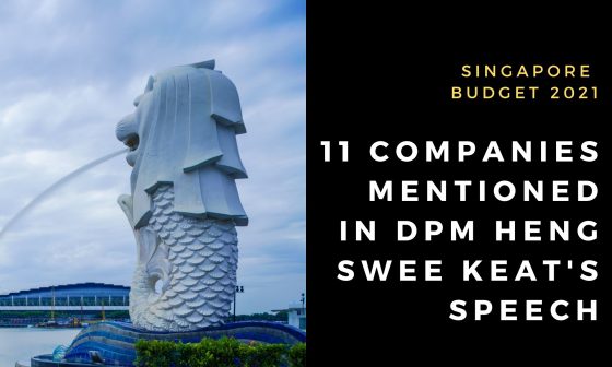Singapore businesses mentioned during Budget 2021 speech