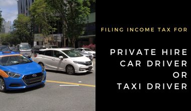 Filing income tax for PHC driver or taxi driver