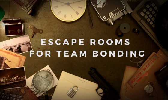 Escape rooms for team bonding