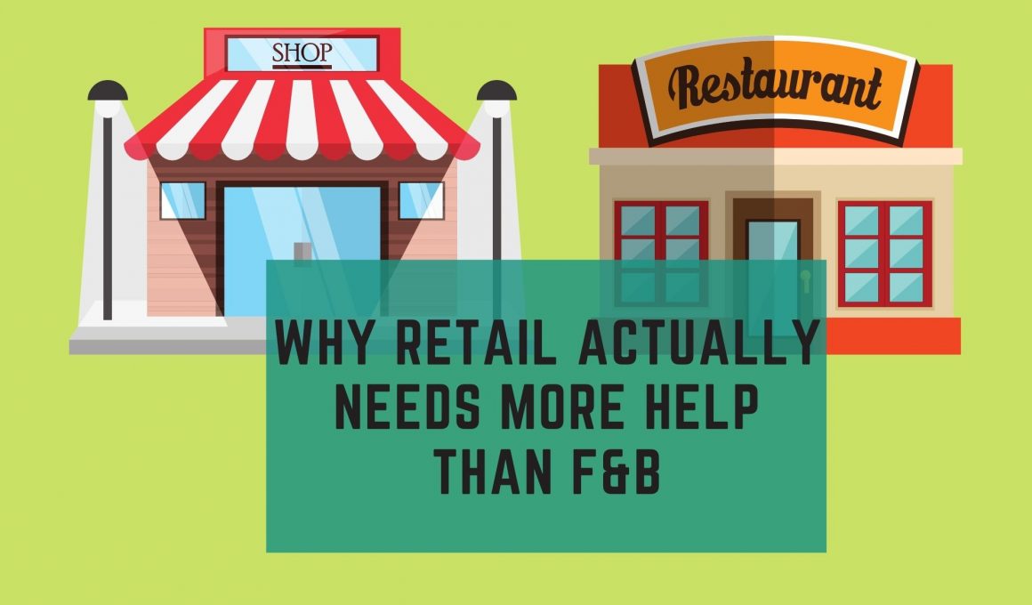 Why the retail sector needs more support than F&B sector in Singapore