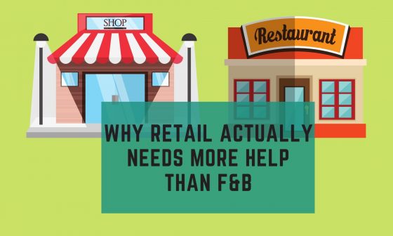 Why the retail sector needs more support than F&B sector in Singapore