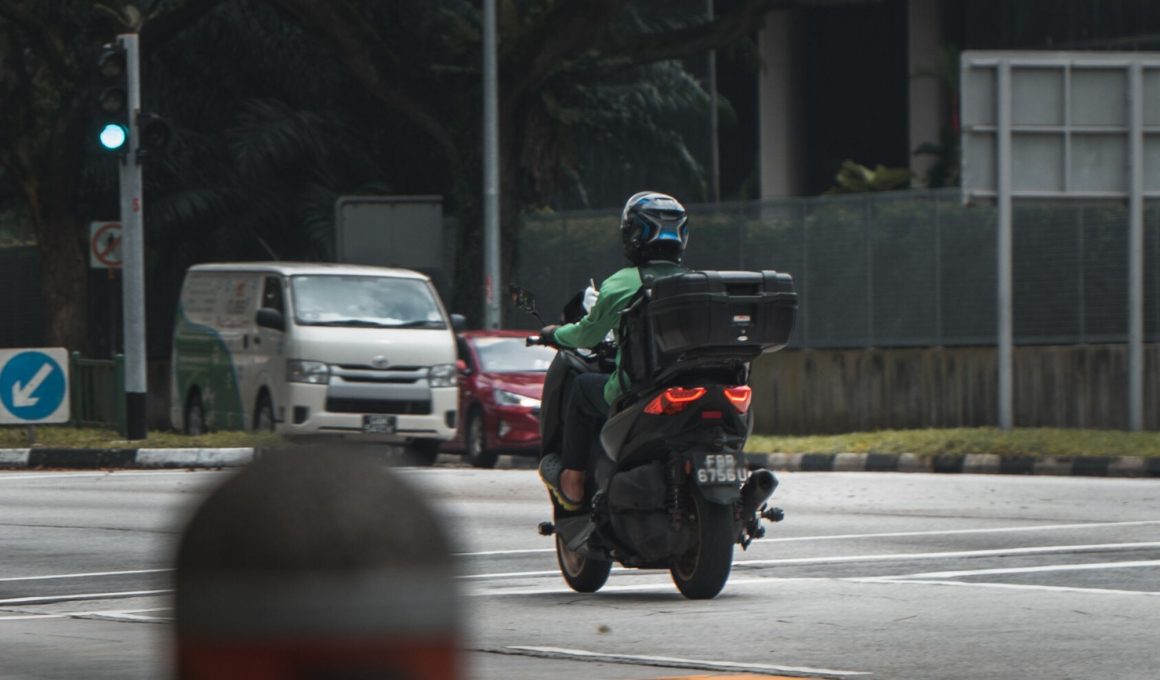 Grab delivery platform worker Singapore