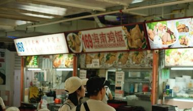 Singapore hawker centre