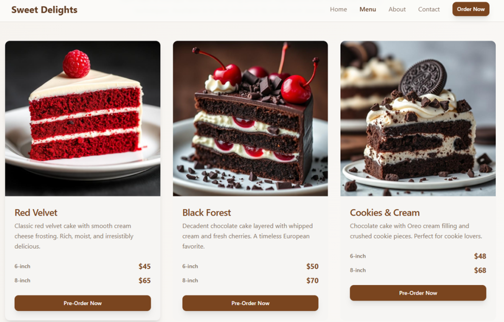 A screenshot of a food menu
AI-generated content may be incorrect.