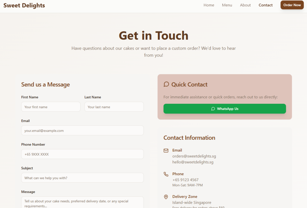 A screenshot of a contact page
AI-generated content may be incorrect.