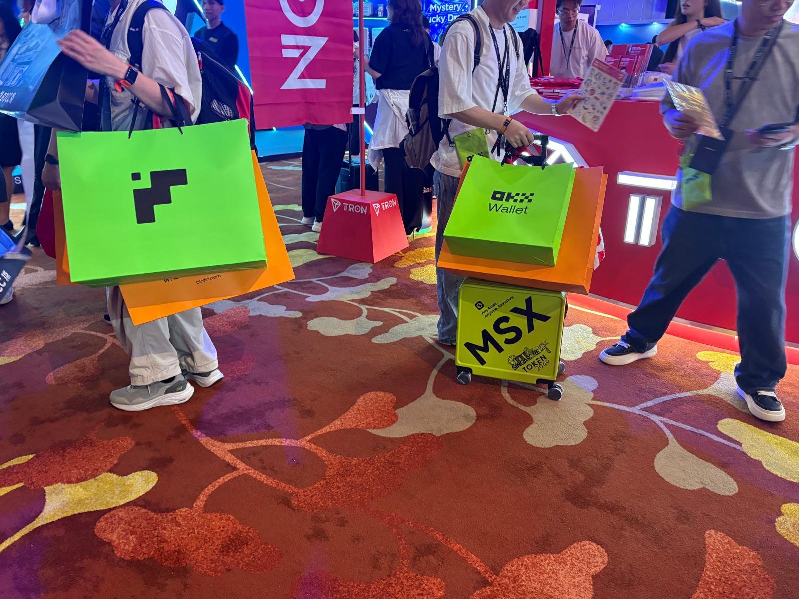 Merchandise at TOKEN2049 Singapore