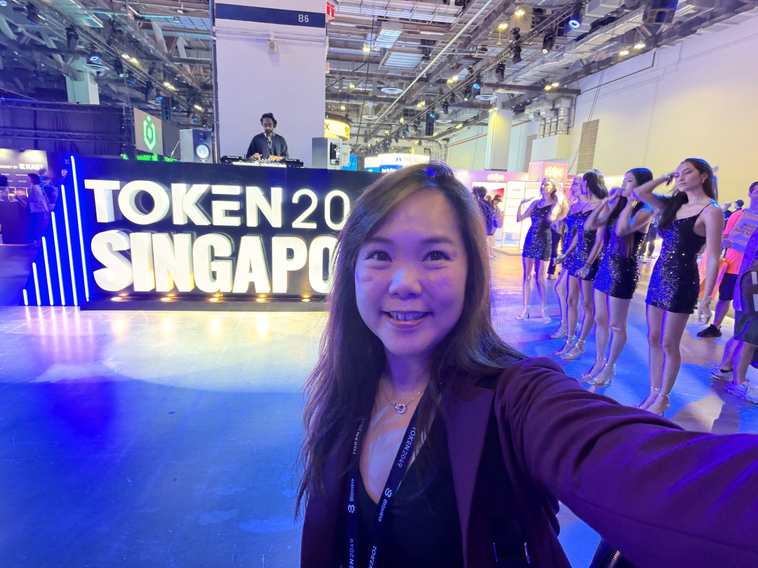 Selfie at Token at TOKEN2049 Singapore
