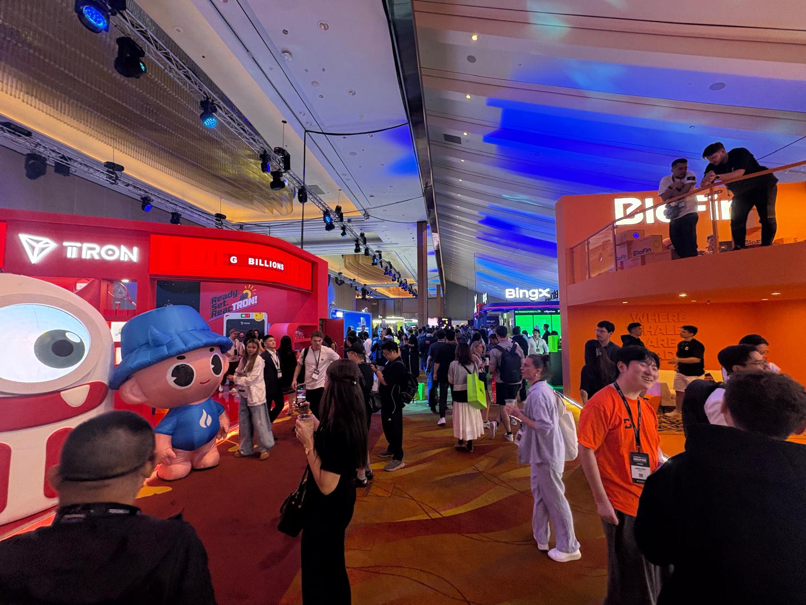 Tron at TOKEN2049 Singapore